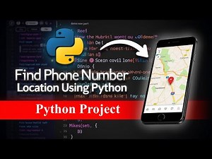 Track Phone Number Location Using Python |Python Projects for Beginners| Track Somneone Location mob