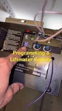 Programming a Liftmaster Chamberlain remote Garage door opener
