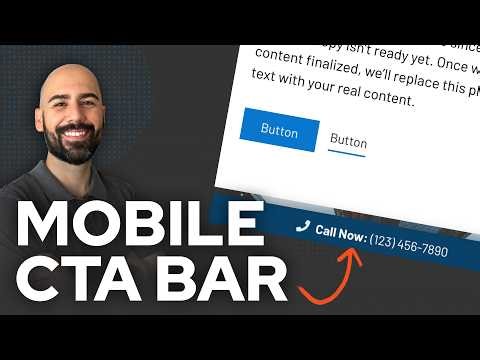 Adding a Sticky Mobile CTA Bar using GeneratePress & GenerateBlocks
