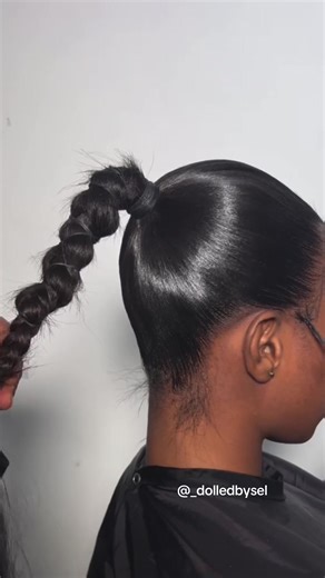Sleek Sew-In Ponytail Tutorial