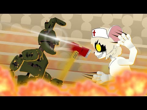 Lorna (Terrible mouse) Vs. Spring trap (Five night's at Freddy's 3) | Stick nodes animation