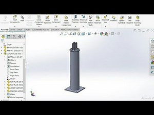 #Column assembly design with solidworks features how to use column design solidworks design#