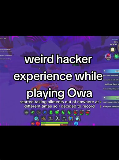 no clue if it was actually 2 hackers or just 1 with multiple hacks #roblox #sonaria #creaturesofsonaria #owastryrus #foryoupage