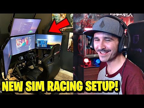 Summit1g Plays on NEW $7000 Full Sim Racing Rig & Triple PC Streaming Setup!