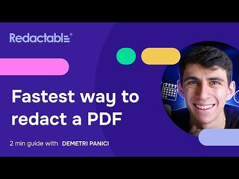 Fastest way to Redact Sensitive Information in PDFs in 2025