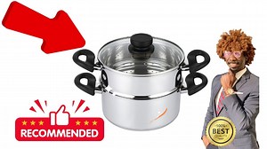 Watch 3 Piece Premium Heavy Duty Stainless Steel Steamer Pot on Amazon Live