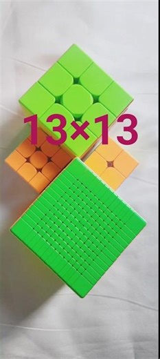 كيفية تشكيل checkered pattern في مكعب روبيك 13×13 #cubing #cubing