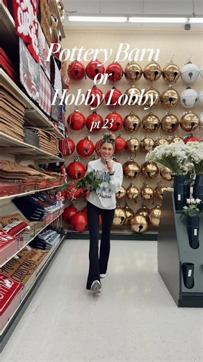 Alexandra England on Instagram: "Pottery Barn or Hobby Lobby or 23 🎄 Highlights: 1. Elevate your vase arrangements by putting something inside first so that the stems are long enough and look proportional with your size vase. (Towels, old sheets, packaging paper etc) For smaller vases don’t worry about it. 2. Fill from all angles, not just one dimensional because then it will look flat. Volumize!! 3. No glittery poinsettias. God rest her soul she was an icon. 🎄Comment STEMS and I’ll send you a