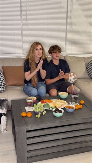 our favorite place to watch games is home with family 💙