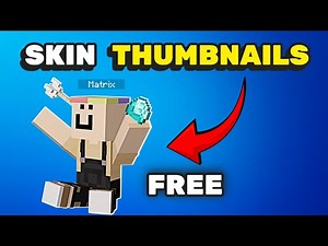 How to Make Minecraft Thumbnails! (Custom Skin)