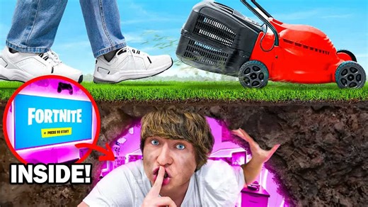 I built a secret gaming room to hide from my dad!