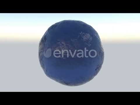 Liquid Water Sphere Stock Footage