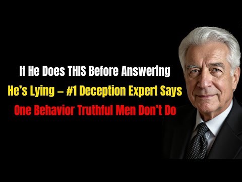 Women Over 60: #1 Lying Expert Says THIS Instant Cue Exposes Any Man’s Lie