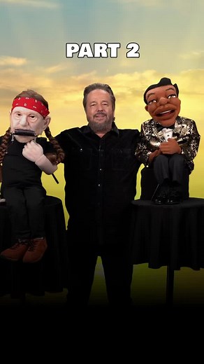 Terry Fator Ventriloquist Singing with Julius and Willie Nelson Puppets