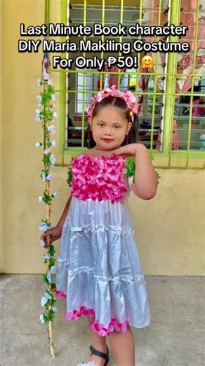 Last minute book character costume Low budget Edition Maria Makiling Aniban School #bookcharacters