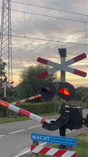 FAST Train at FAMOUST Railroad Crossing in The Netherlands! #shorts