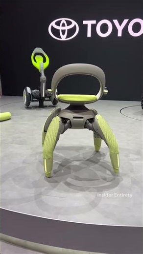 Toyota’s WALK ME Chair Walks on Stairs! 🤖 Mobility Tech Breakthrough #toyota #WALKME #technology