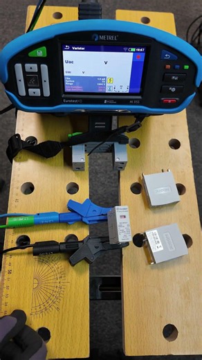 Test Varistor (SPD) cu #Metrel MI3155