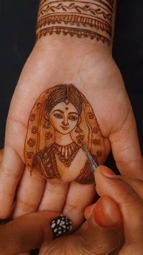 Dulhan Mehendi Design|Dulhan kaise banaye|How To draw Bride|Simple Dulhan Mehendi Design| Mehandi
