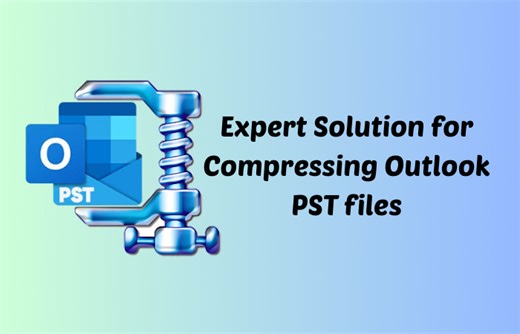 Compress the large size of Outlook PST files.