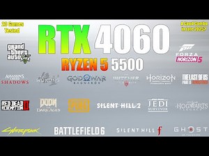 RTX 4060 + Ryzen 5 5500 - 20 Games Tested - A Good Combo in late 2025?