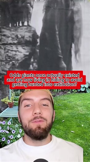 Did giants actually exist and go into hiding to dodge extinction? Probably not—yet a wild theory for entertainment 🤸 #Giants #Cryptids #Mythology #ConspiracyTheory #DidYouKnow #MindBlown #fyp