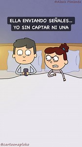 3.3M views · 35K reactions | Cuando no entiendes las señales… hasta que te piden cariño con odio. #amor #humor #parejas #toxica #animacion | Cartoon-Aploko | Facebook