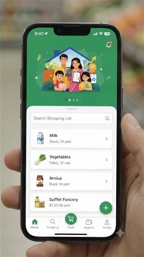 Shopping List & Grocery Planner | Never Forget Your Grocery Items