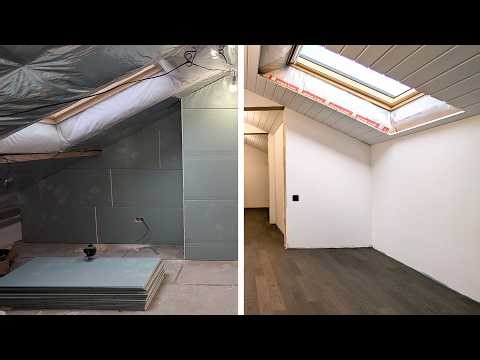 DIY Attic Makeover ($1900 Budget)