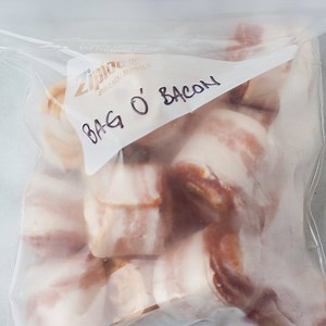 If you freeze the whole package, you have to thaw the whole package. Let us show you a better way to freeze your bacon! | The Kitchn
