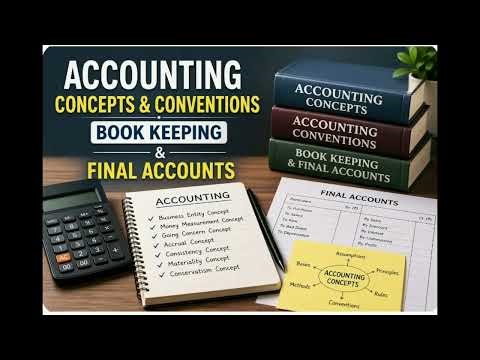 Accounting Concepts & Conventions | What is Book Keeping & Final Account