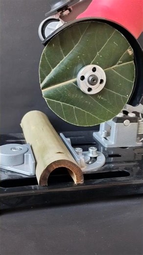 Leaf vs Bamboo 😱 Can It Actually Cut? #shorts
