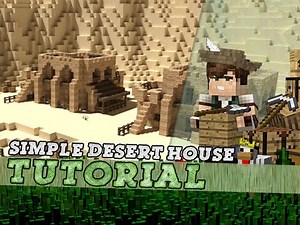 Minecraft Tutorial: Small Arabian Desert House!