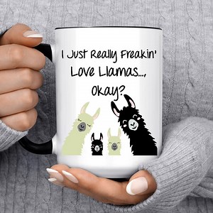 Llama Gifts, I Love Llamas Mug, Llama Mug, Llama Themed Gift Idea - Etsy