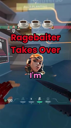 The ☕️ was the best bait ever #ragebait #gaming #valorant #val #fyp | valorant