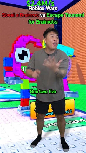 ROBLOX Wars - Steal a Brainrot vs Escape Tsunami For Brainrots..