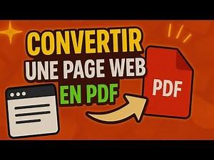 Comment Convertir une page web en PDF en 2 minutes – méthode rapide (2025)