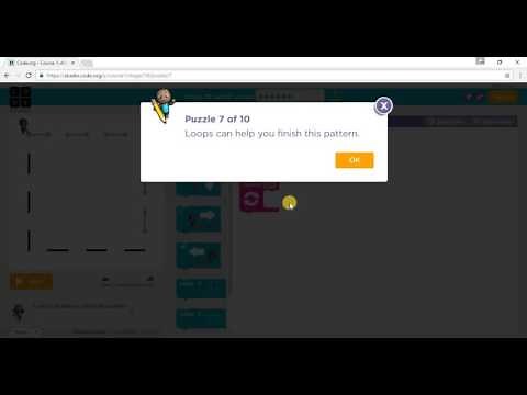 Code.org: Course 1 - Stage 18: Artist Loops