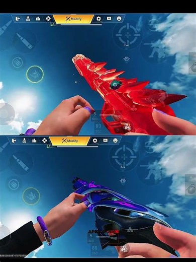 Blood Strike New Ultra MP155: Molten Core vs Old MP155 Umbra #bloodstrike #freeskins #freeultra