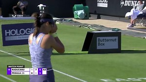 MATCH POINT: Emma Raducanu edges Jessica Pegula in Eastbourne after facing match point