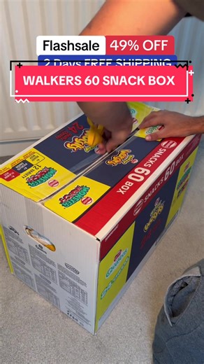 Walkers Snack Crisps Variety Chips Wotsits Quavers Monster Munch Box Pack of 60 #crisps #walkers #tiktokshop #tiktokmademebuylt #fyp