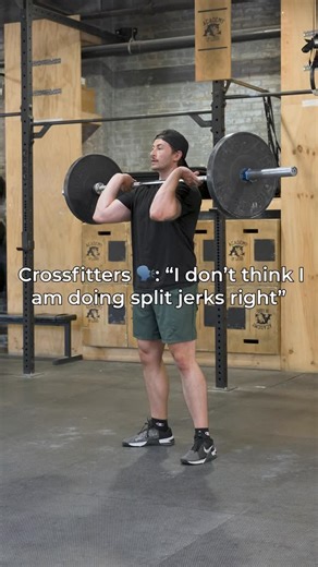 Here 🔽 This is probably why your Split Jerk feels awful… and no one’s ever explained it. 😬 A lot of athletes think, “Heel down = more stable.” But in the Split Jerk, that’s actually the problem. To force the back heel down, you end up externally rotating the back hip… and when that hip opens, your whole base opens with it. ❌ Open hips = unstable catch = sketchy weight overhead. Here’s what you want instead 👇 ✅ Back heel off the floor ✅ Weight on the ball of the foot ✅ Back hip internally rota