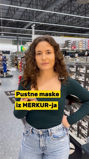 🎭 Za dobro pustno masko rabiš le malo domišljije – navdih zanjo pa lahko najdeš tudi v MERKURju. 😉 | Merkur