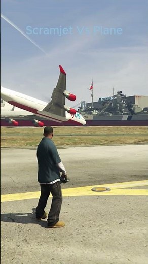 Scramjet Vs Plane #shorts #gta5