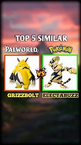 TOP 5 Pals similar to Pokemon | Palworld vs Pokemon #shorts #palworld #gaming