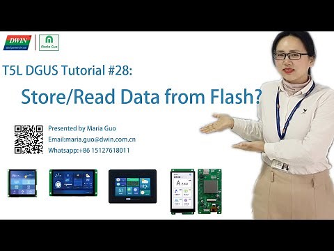 DWIN T5L DGUS Tutorial #28: Read/Write data from/to Nor Flash?