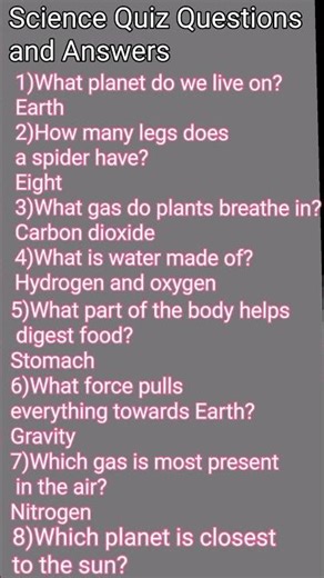 science quiz #shorts #shortsfeed #science #quiz