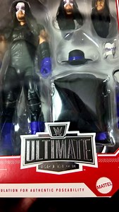 The WWE Legends Ultimate Edition Undertaker is a highly detailed, 6-inch action figure with over 30 points of articulation for dynamic posing. It includes multiple interchangeable heads, swappable hands, and authentic accessories like a removable robe, hat, and gloves, allowing fans to recreate iconic moments from various eras. The figure features life-like details through TrueFX technology and comes with different head sculpts, including some with his signature masks and expressions. #wwe #unde