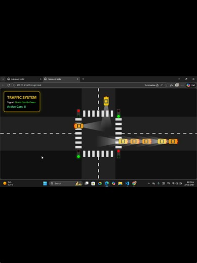 Traffic Car 🚗 #DeveloperLife #programming #coding #codexpro #CodingVideo