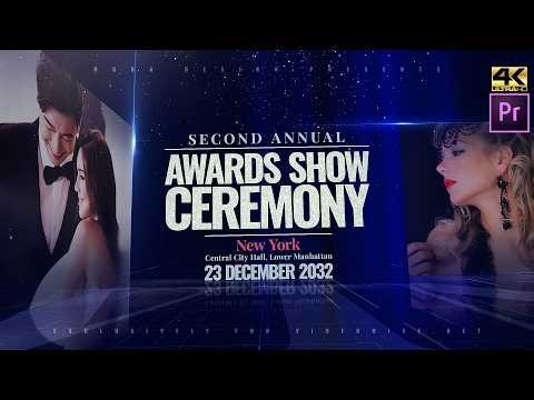 Awards Ceremony Promo 4K Template for Adobe Premiere Pro | MOGRT